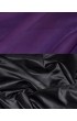 organza violet / satin duchesse noir